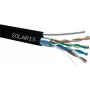 Netzwerkkabel Solarix SXKD-5E-FTP-PE-SAM RJ45 CAT5E 305 m Schwarz