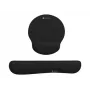NATEC Mauspad Handgelenkauflage Chipmunk 2-in-1 ergonomisches Set schwarz