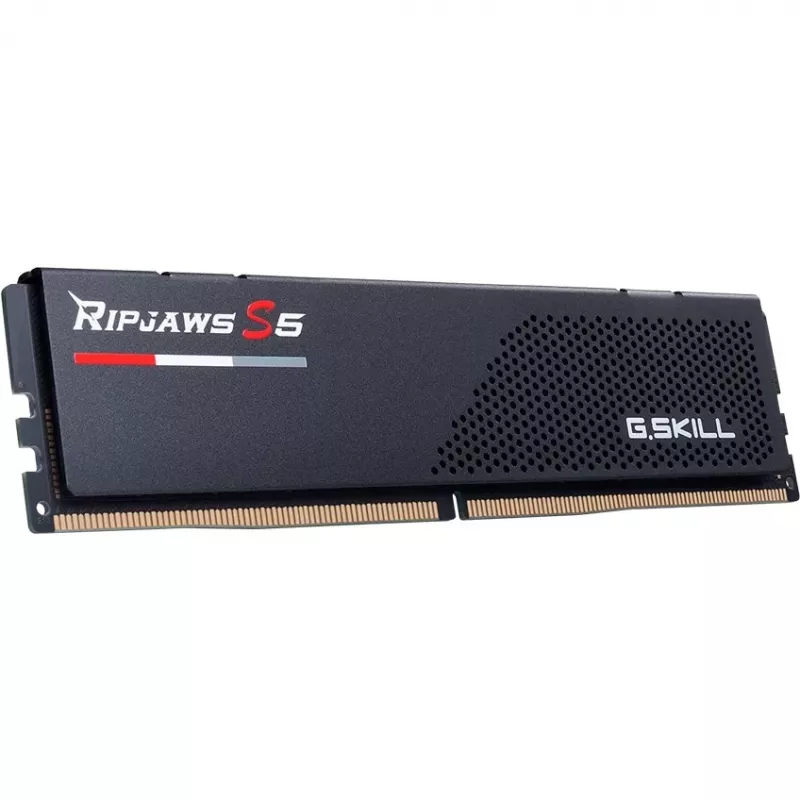DIMM 64 GB DDR5-6000 (2x 32 GB) Dual-Kit, Arbeitsspeicher schwarz, F5-6000J2836G32GX2-RS5K, Ripjaws S5, INTEL XMP