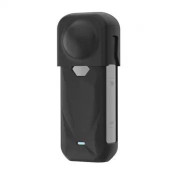 PULUZ Silikon-Schutzhülle mit Objektivabdeckung für Insta360 X5 (schwarz)