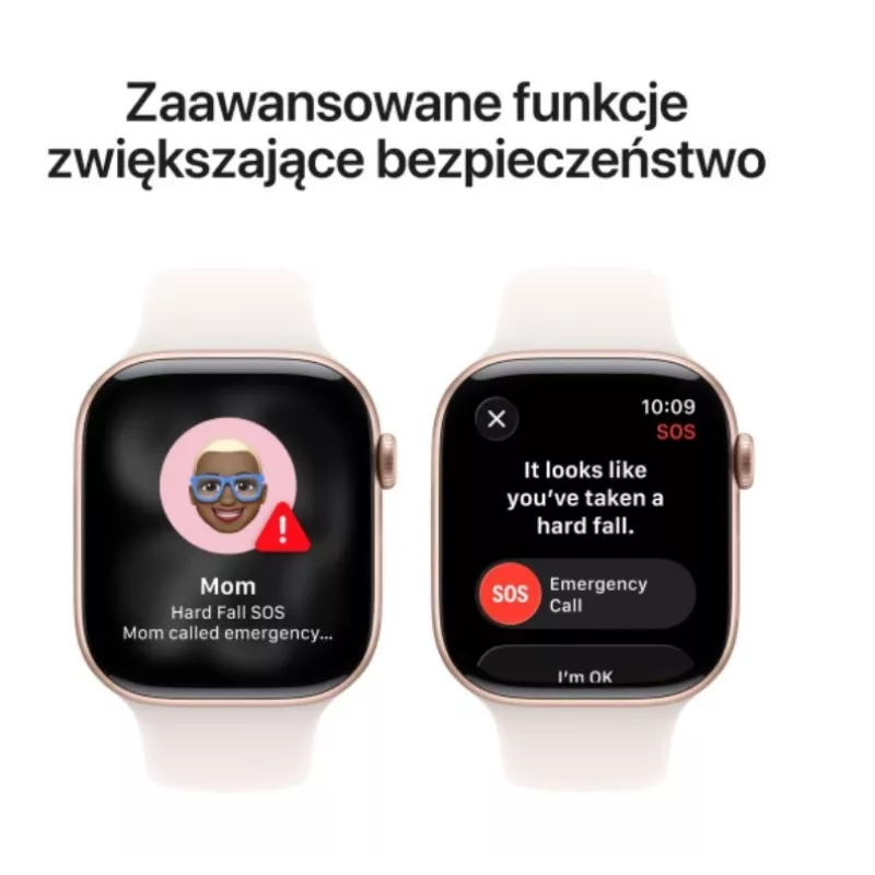 Apple Watch Series 11 GPS 46mm Roségold Aluminiumgehäuse mit Light Blush Sportarmband S/M