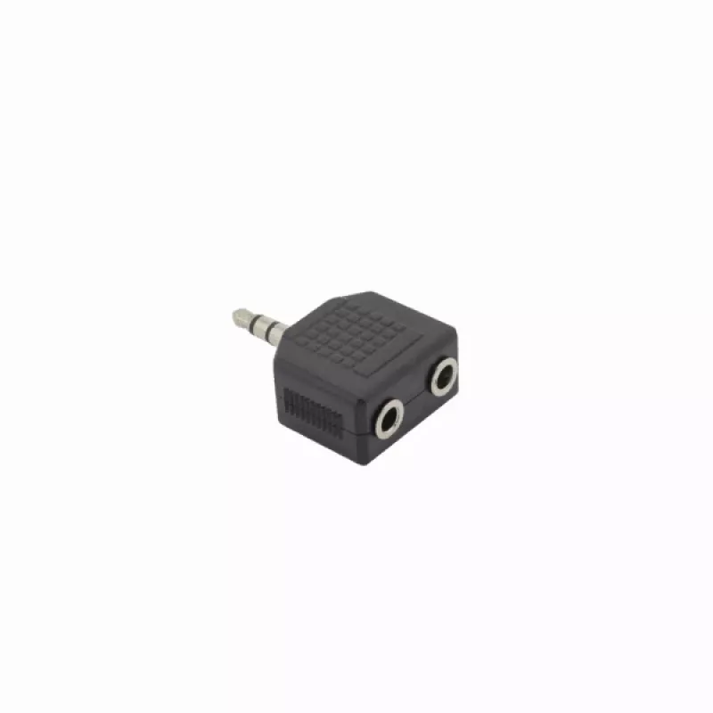 Sbox 3,5 mm Stecker auf 2 x 3,5 mm Buchse Adapter AD.3.5-2X3.5