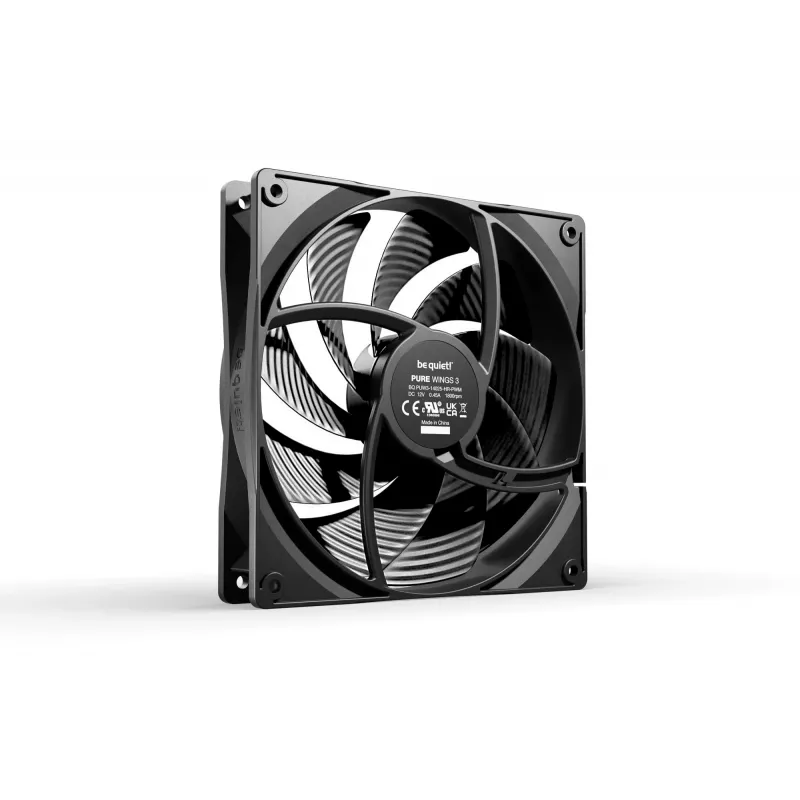 be quiet Pure Wings 3 140mm PWM Hochgeschwindigkeits-Gehäuselüfter für Computer 14 cm Schwarz 1 Stk.