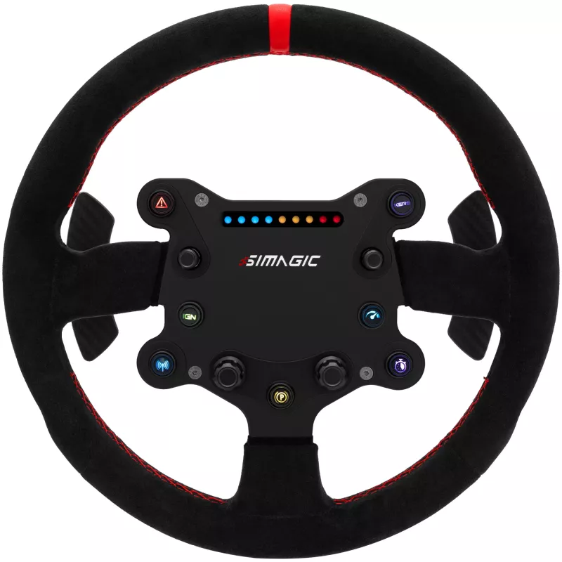 Simagic GTS Alcantara S202 — Alcantara-bezogenes Sim-Racing-Lenkrad, Modell S202