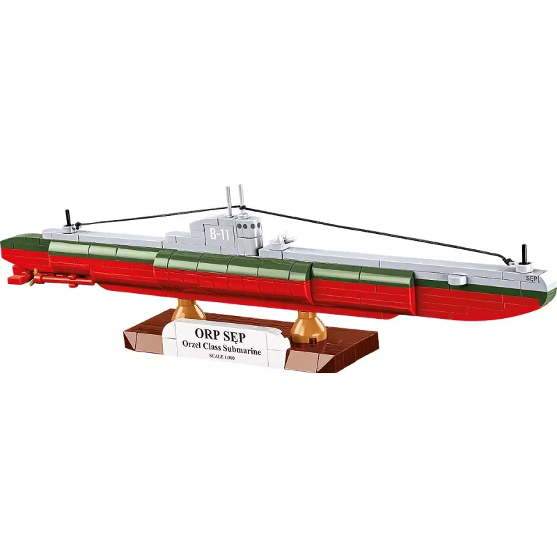 Plastikmodellbausatz Cobi Polnisches U-Boot ORP Sęp Maßstab 1:300 (COBI-4856)