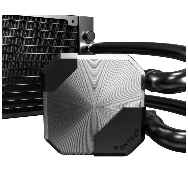 Montech HyperFlow Silent 240 Prozessor All-in-One-Flüssigkeitskühler 12 cm Schwarz 1 Stk.