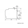 Einbau-Elektro-Backofen Bosch HBG537FB4 mit 71 L Fassungsvermögen, 4D-Heißluft, EcoClean, Grill, Thermometer
