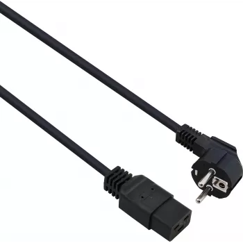 Netzkabel helos 262776, 1,8 m, C19 auf C20, schwarz