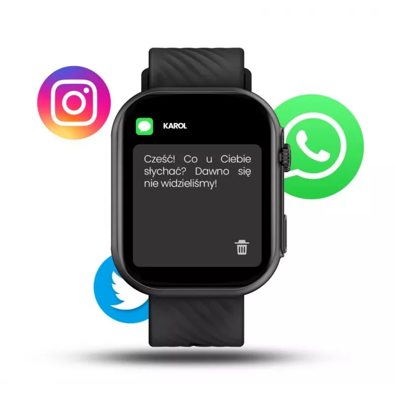 Smartwatch Manta Revo SWU401BK Schwarz