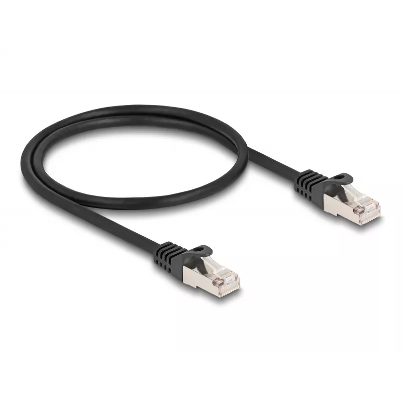 DeLOCK Kabel RJ50 Stecker auf RJ50 Stecker S/FTP 0,5 m schwarz
