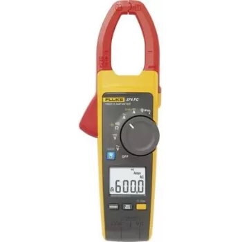 Fluke 374 FC Hand-Multimeter, Zangenmessgerät digital CAT III 1000 V, CAT IV 600 V Anzeige (Zählungen): 6000 (4696001)