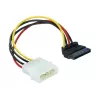 Stromkabel SATA HDD 4-Pin Stecker gewinkelt DeLOCK 60101