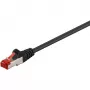 Netzwerkkabel Goobay 68693 RJ-45 Cat6 1 m Schwarz