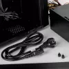 Akyga AK-PC-05C Netzkabel, CEE 7/7 auf IEC C13, Kupfer 3 x 1 mm², 5 m, Schwarz
