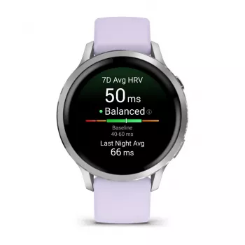 Garmin Venu 4 3,05 cm (1,2 inch) AMOLED 41 mm Digital 390 x 390 Pixel Touchscreen Silber Wi-Fi GPS (Satellit)