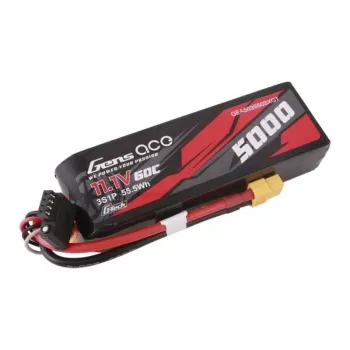 Gens ace G-Tech 5000mAh 11,1V 60C 3S1P Lipo mit XT60-Stecker
