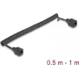 Netzwerkkabel DeLOCK 90669 RJ-45 Cat5e 1 m Schwarz
