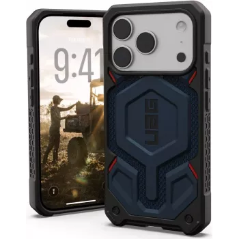 UAG Urban Armor Gear Monarch Pro MagSafe Hülle | Apple iPhone 17 Pro | Kevlar Mallard (Blau) | 114513113955 (114513113955)