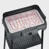 Tisch-Elektrogrill SEVERIN PG 8594 — 2000 W, rechteckiger Rost, schwarz