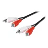 Goobay | Stereo-RCA-Kabel 2x RCA | 50030 | 2 RCA-Stecker (Audio links/rechts) | 2 RCA-Stecker (Audio links/rechts)