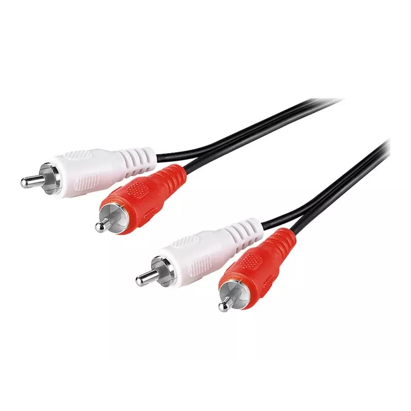 Goobay | Stereo-RCA-Kabel 2x RCA | 50030 | 2 RCA-Stecker (Audio links/rechts) | 2 RCA-Stecker (Audio links/rechts)
