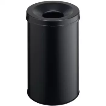 Abfalleimer Rund Stahl Schwarz Durable 330601