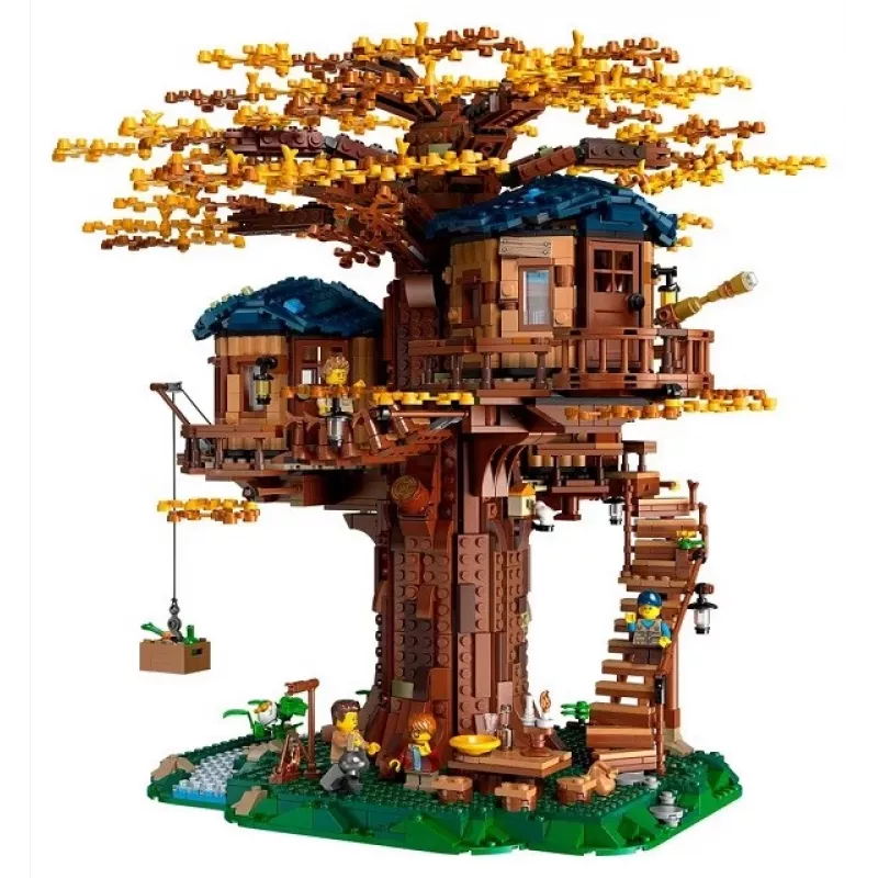 LEGO-Set LEGO IDEAS 21318 Baumhaus 3-in-1-Bau – modulares Baumhausmodell, Mehrfachbau-Set