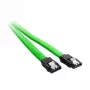 CableMod ModMesh - SATA-Kabel - Serial ATA 150/300/600 - SATA (W) zu SATA (W) - 60 cm - Hellgrün (CM-CAB-SATA-N60KLG-R)