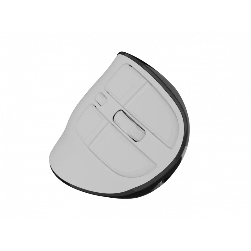 Kabellose Vertikalmaus NATEC Euphoniе Pro Bluetooth 5.0, 4000 DPI, programmierbar, leise, weiß