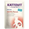 Nassfutter für Katzen KATTOVIT Niere/Renal 85 g Beutel – 12 x 85 g, Geflügel (Rind, Huhn, Ente, Pute) für ausgewachsene Katzen mit Niereninsuffizienz