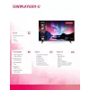 TV LED 55 Zoll 55WIPLAY6301-U