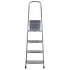 CORDA Haushalts-Aluminiumleiter 4 Stufen 000705 KRAUSE