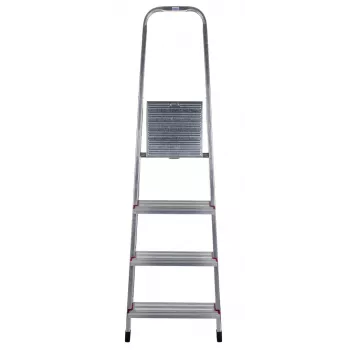CORDA Haushalts-Aluminiumleiter 4 Stufen 000705 KRAUSE