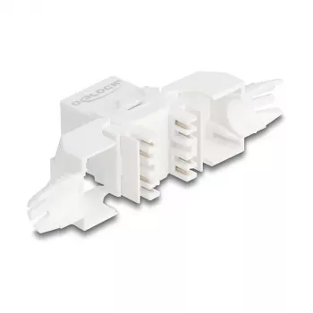 RJ45 Keystone-Modul DELOCK 90721 Cat.6A UTP 180° Buchse LSA
