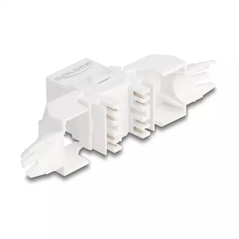 RJ45 Keystone-Modul DELOCK 90721 Cat.6A UTP 180° Buchse LSA