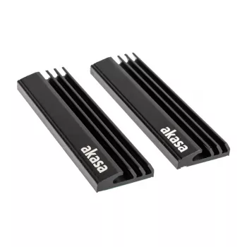 Akasa A-M2HS01-KT02 Computer-Kühlsystem SSD-Kühlkörper/Radiator Schwarz 1 - 2 (A-M2HS01-KT02)