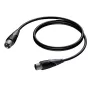 Procab XLR-Stecker auf XLR-Kupplung Kabel 1,5 m — symmetrisches Mikrofon-/Audiokabel