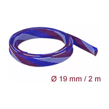 Kabelmantel DeLOCK 20746 Blau Rot Weiß