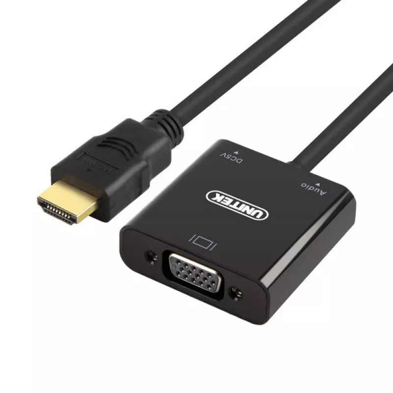 UNITEK Y-6333 Schnittstellenkarten/Adapter 3,5 mm, VGA