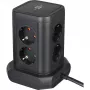 Steckdosenturm Brennenstuhl 1153560010 — 8 Steckdosen, 2×USB-A, 1×USB-C, schwarz