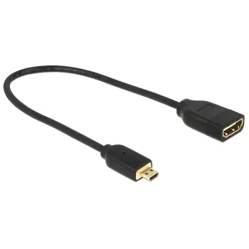 HDMI-Kabel DeLOCK 0,2 m HDMI-A/HDMI Micro-D