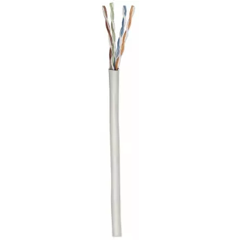Intellinet Netzwerk Cat5e Bulk-Kabel, 24 AWG, Massivdraht, 305 m, Grau, CCA, U/UTP, Box