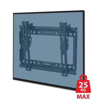 Wall TV mount ESPERANZA ERW010 for 14 inch–50 inch (35.6–127 cm), tilt 15°, VESA 75x75–200x200, max load 25 kg, Schwarz