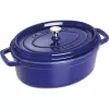 Gusseisen-Kokotte Staub 4,25 L, 29 cm, blau