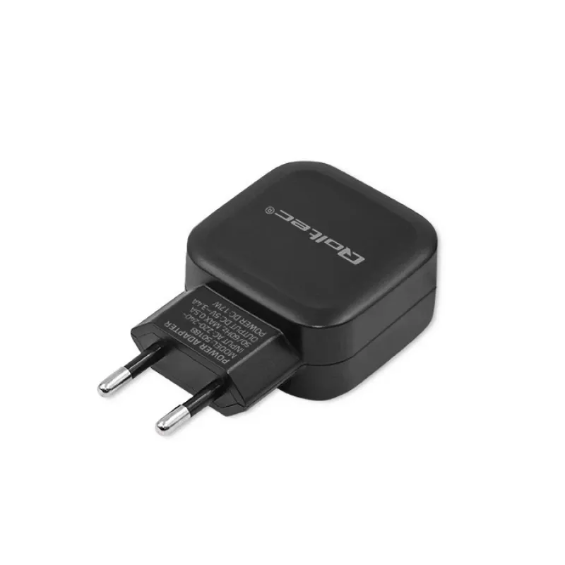 Qoltec 50188 Ladegerät für mobile Geräte Laptop, Smartphone, Smartwatch, Tablet, Telefon, Universal Schwarz AC, DC Innenbereich