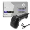 Hand-Barcodeleser QOLTEC 50868 — 1D/2D-Laserscanner, USB kabelgebunden & kabellos, Arbeitsabstand 600 mm, schwarz