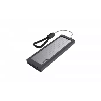 SSD-Gehäuse Lexar E6 Silber M.2, PCIe, USB 3.2 Gen 2 (10 Gbit/s), USB‑C, Aluminium, einzelnes M.2 bis zu 4 TB