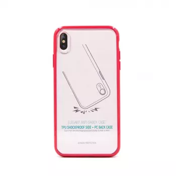 Schutzhülle stoßfest Devia für iPhone XS Max 6,5, rot, Fallschutz
