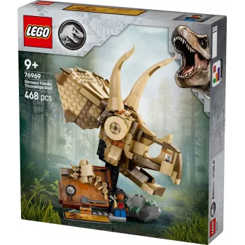 LEGO JURASSIC WORLD 76969 Dinosaurier-Fossilien: Triceratops-Schädel