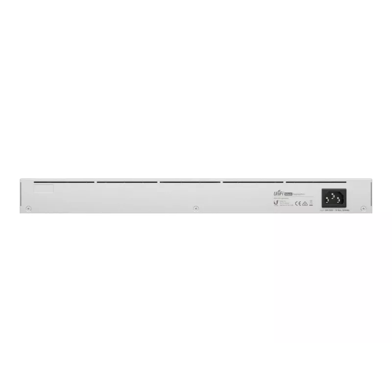 Verwalteter L2-Netzwerk-Switch UBIQUITI USW-Aggregation — 8 SFP+-Slots, 10G-Unterstützung, lüfterlos, 1U-Rack, silber